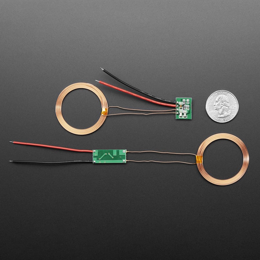 Inductive Charging Set - 5V @ 500mA max by Adafruit - The Pi Hut
