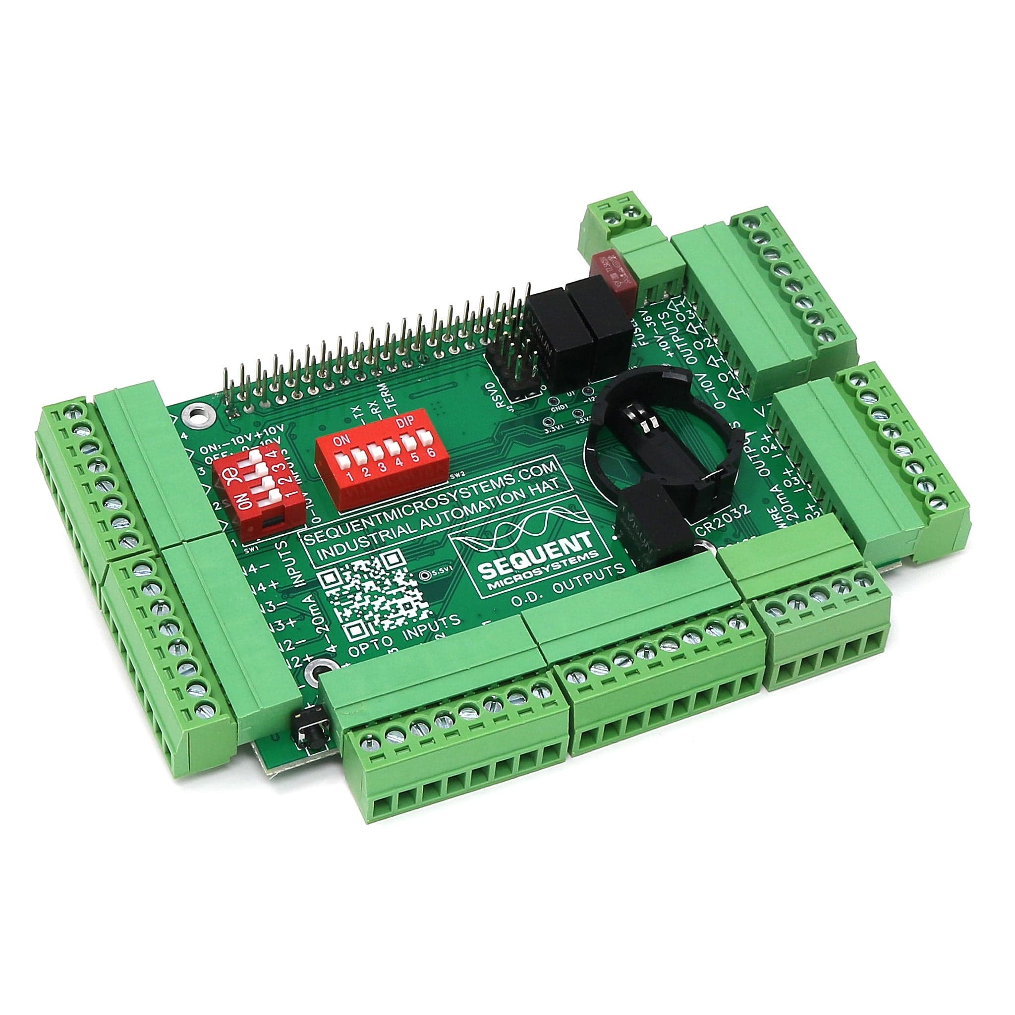 Industrial Automation Stackable Card for Raspberry Pi - The Pi Hut