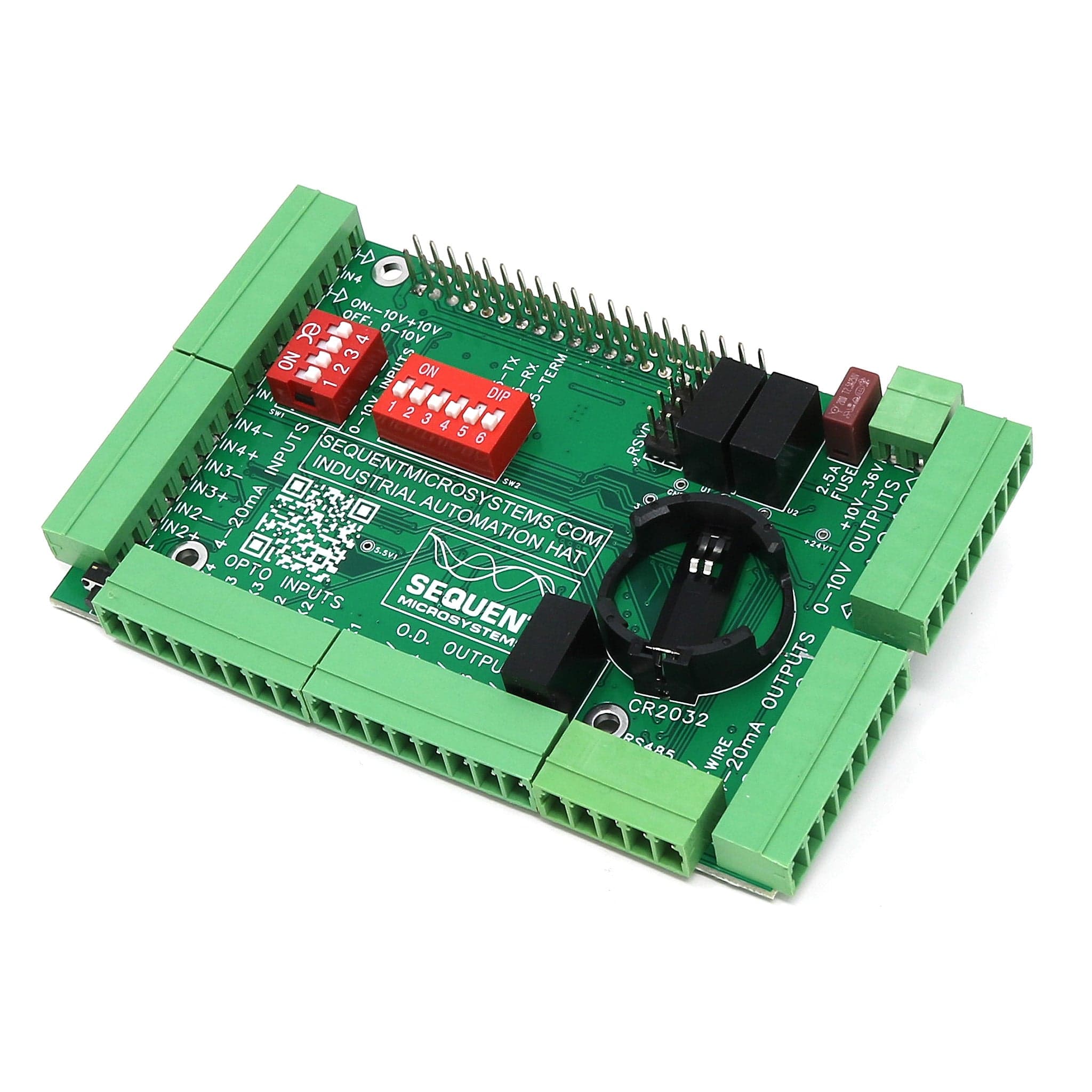 Industrial Automation Stackable Card for Raspberry Pi - The Pi Hut