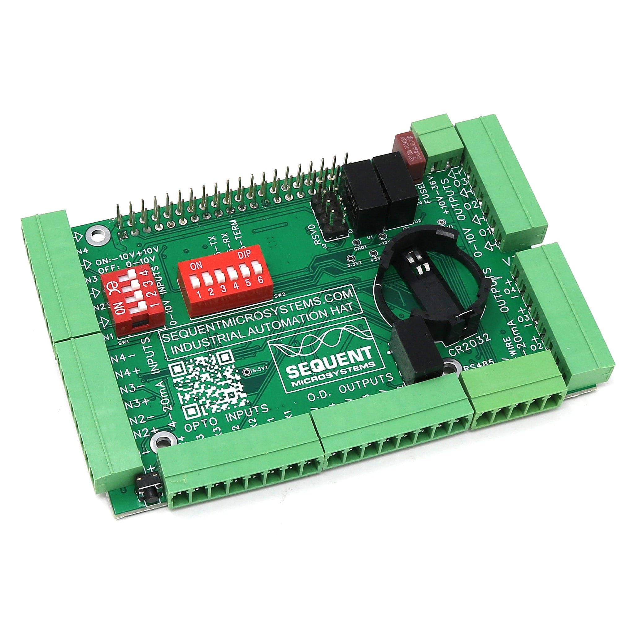 Industrial Automation Stackable Card for Raspberry Pi - The Pi Hut