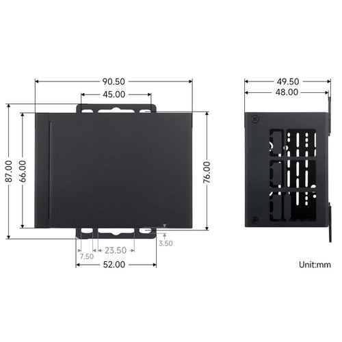 Industrial Raspberry Pi Case Industrial Grade Metal Case for Raspberry Pi 5 - The Pi Hut