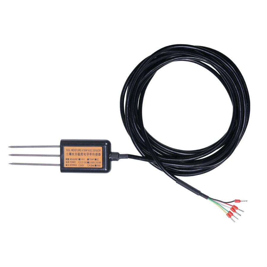 Industrial Soil Moisture & Temperature & EC Sensor MODBUS-RTU RS485 (S ...