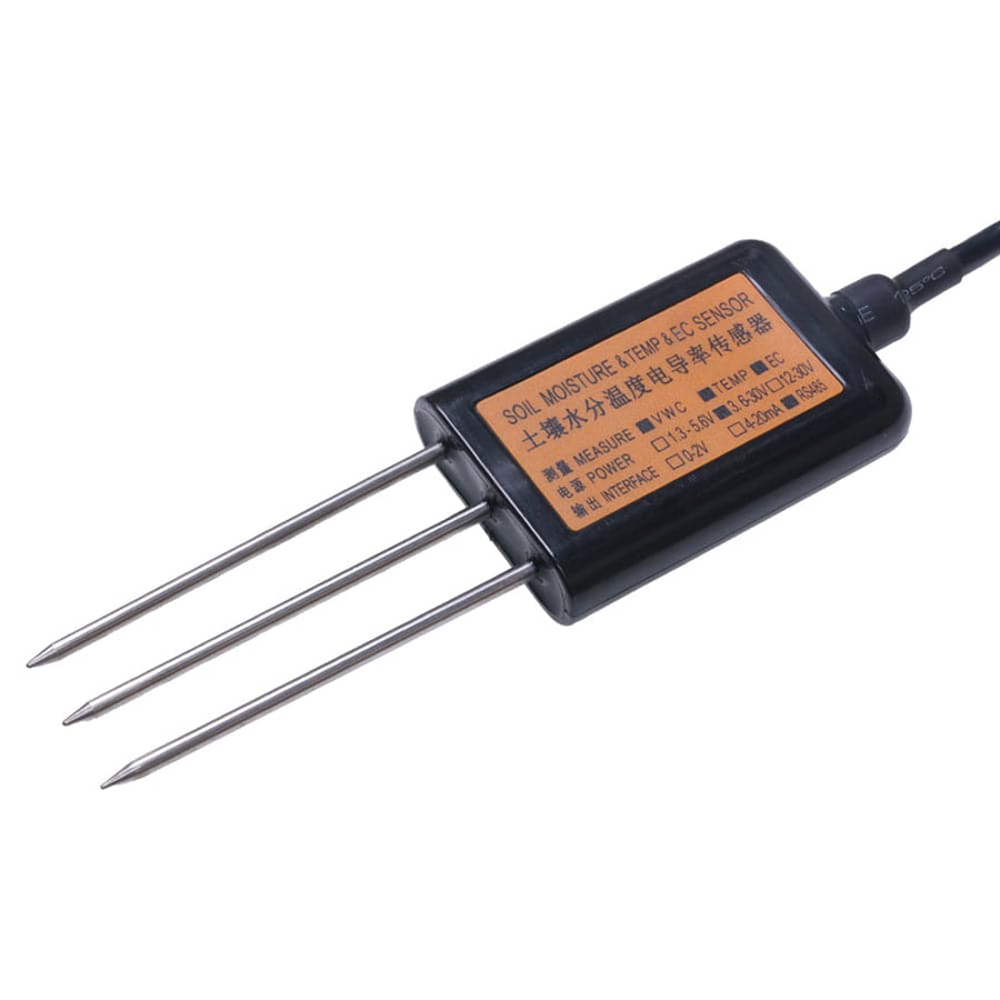 Industrial Soil Moisture & Temperature & EC Sensor MODBUS-RTU RS485 (S ...