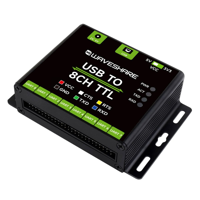 Industrial USB TO 8-Channel TTL Converter - The Pi Hut