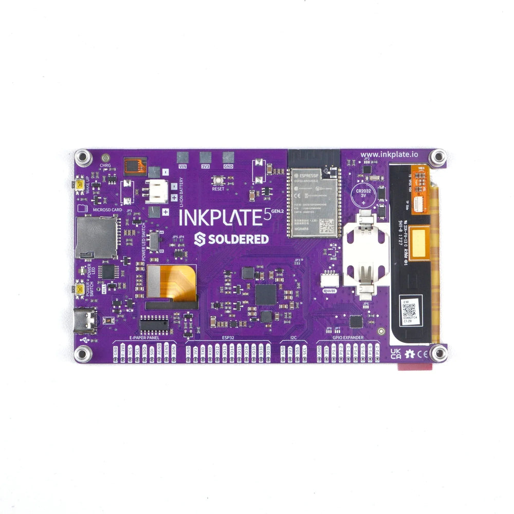 Inkplate 5 Gen2 by Soldered Electronics - The Pi Hut