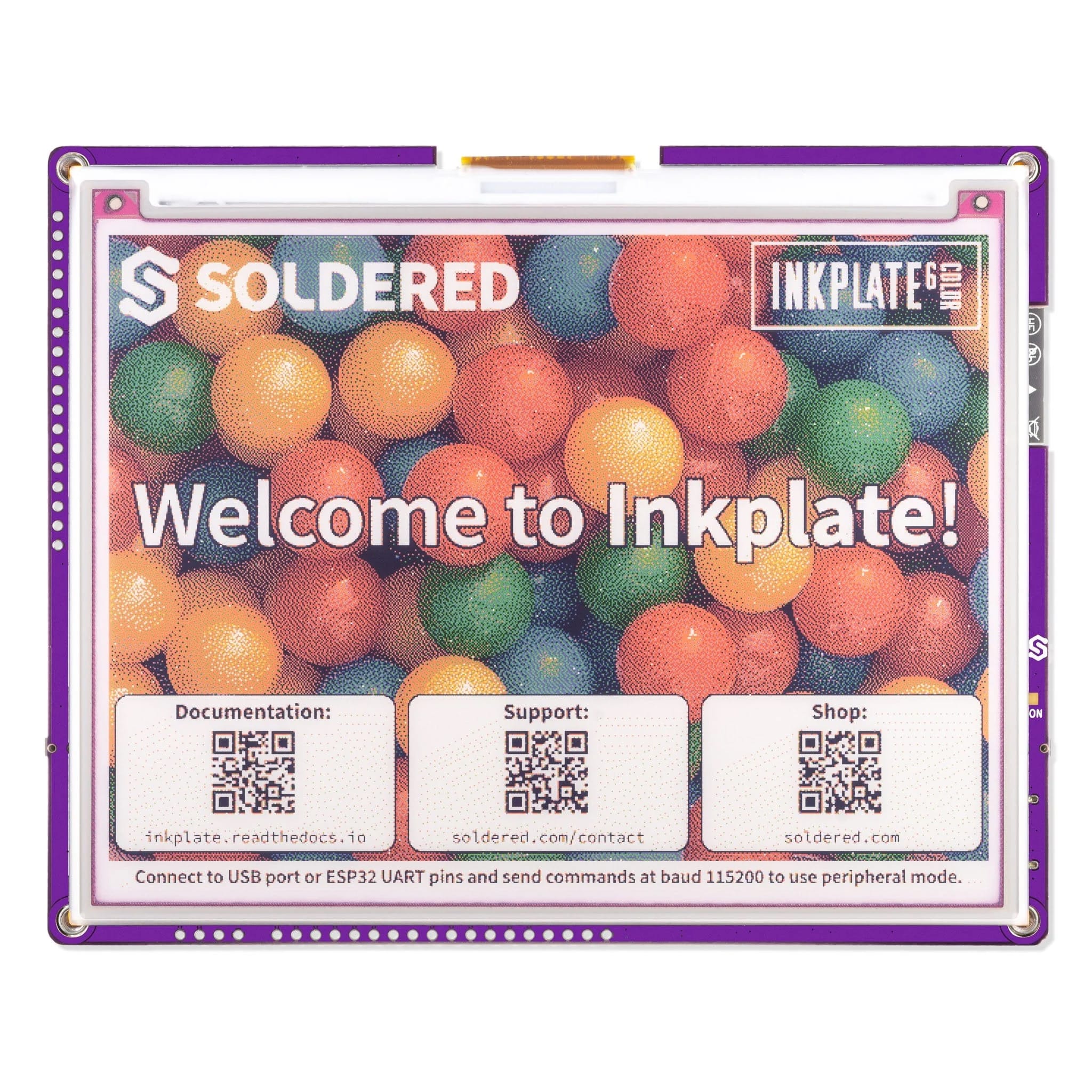Inkplate 6COLOUR by Soldered Electronics - The Pi Hut