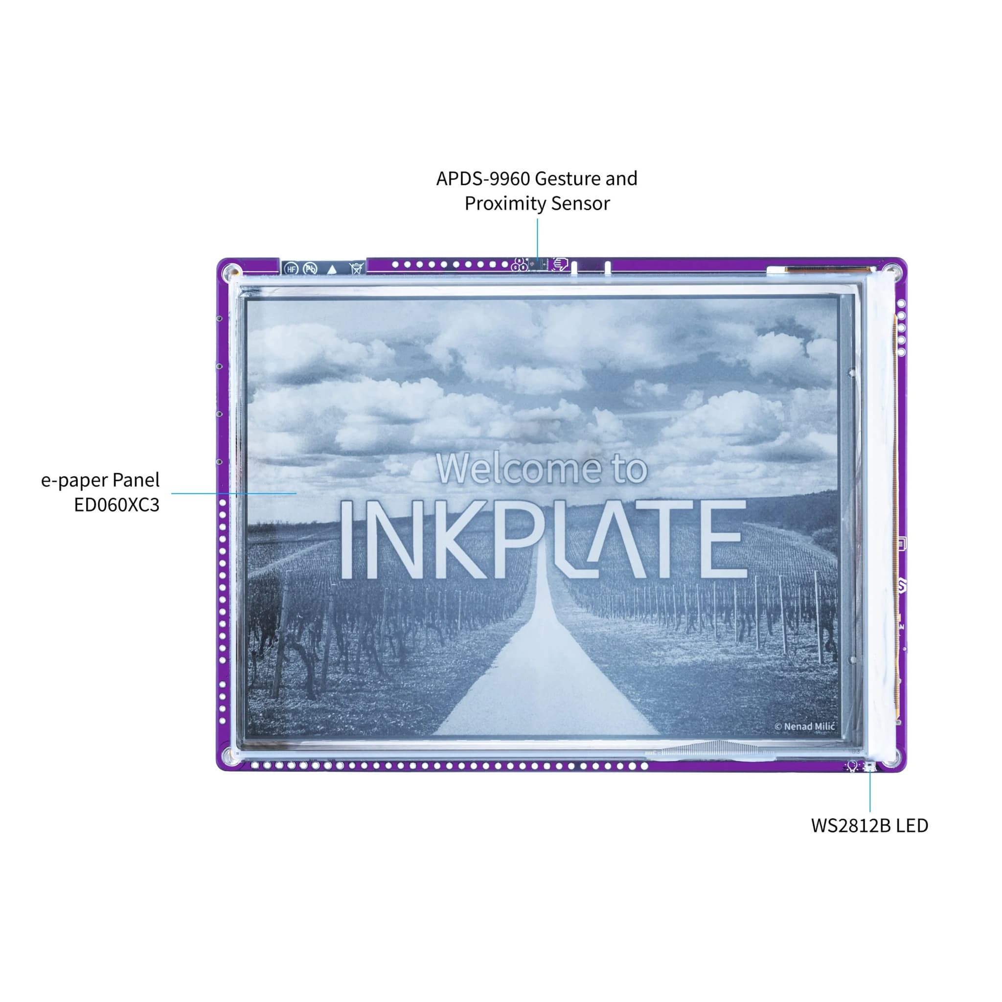 Inkplate 6MOTION by Soldered Electronics - The Pi Hut