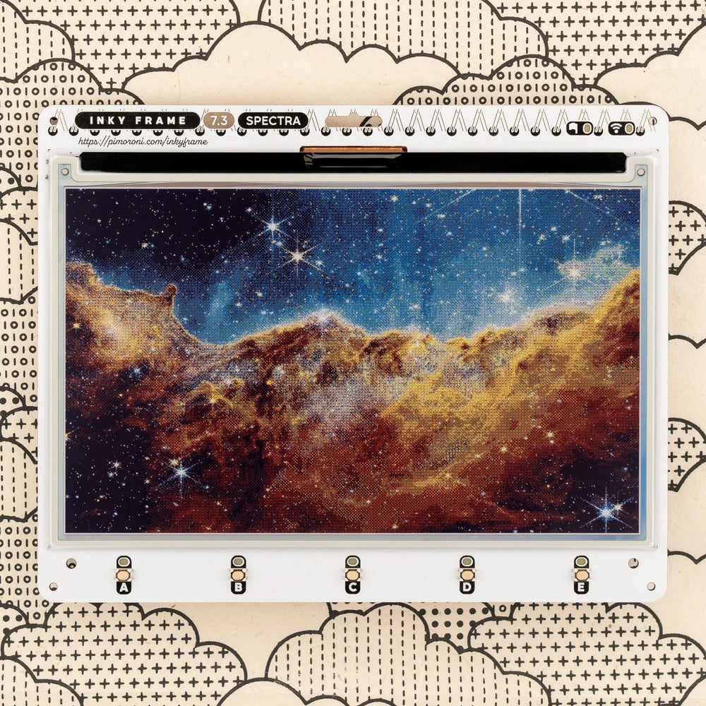 Inky Frame 7.3" (Pico 2 W Aboard) by Pimoroni - The Pi Hut