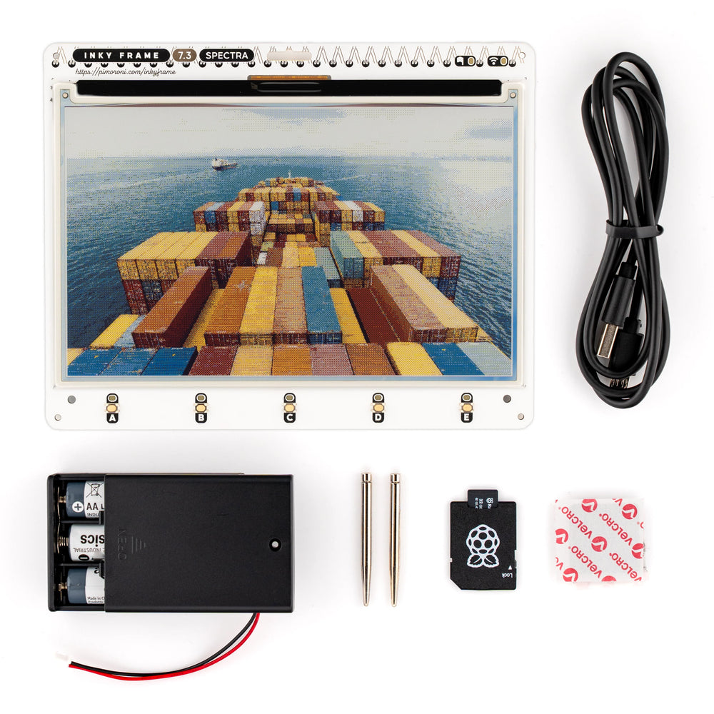 Inky Frame 7.3" (Pico 2 W Aboard) by Pimoroni - The Pi Hut