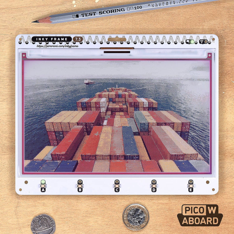 Inky Frame 7.3" (Pico W Aboard) - The Pi Hut