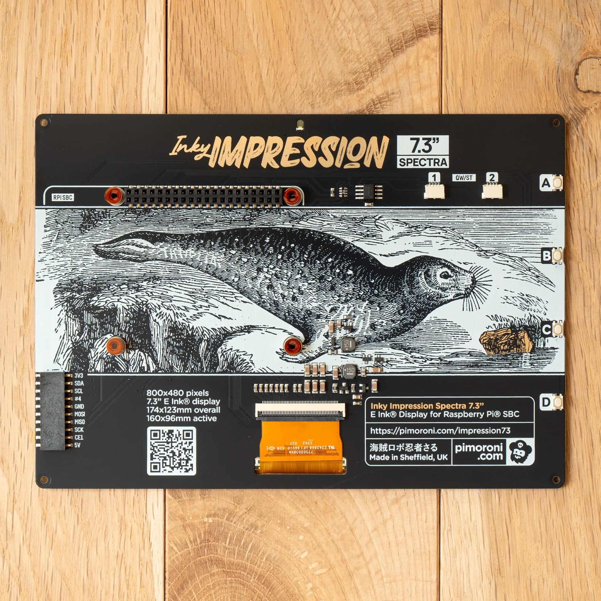 Inky Impression 4.0" by Pimoroni - The Pi Hut