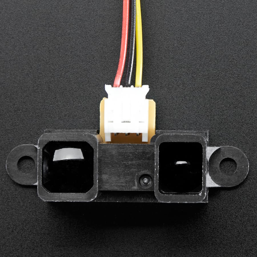 IR distance sensor includes cable (20cm-150cm) (GP2Y0A02YK) by Adafruit - The Pi Hut