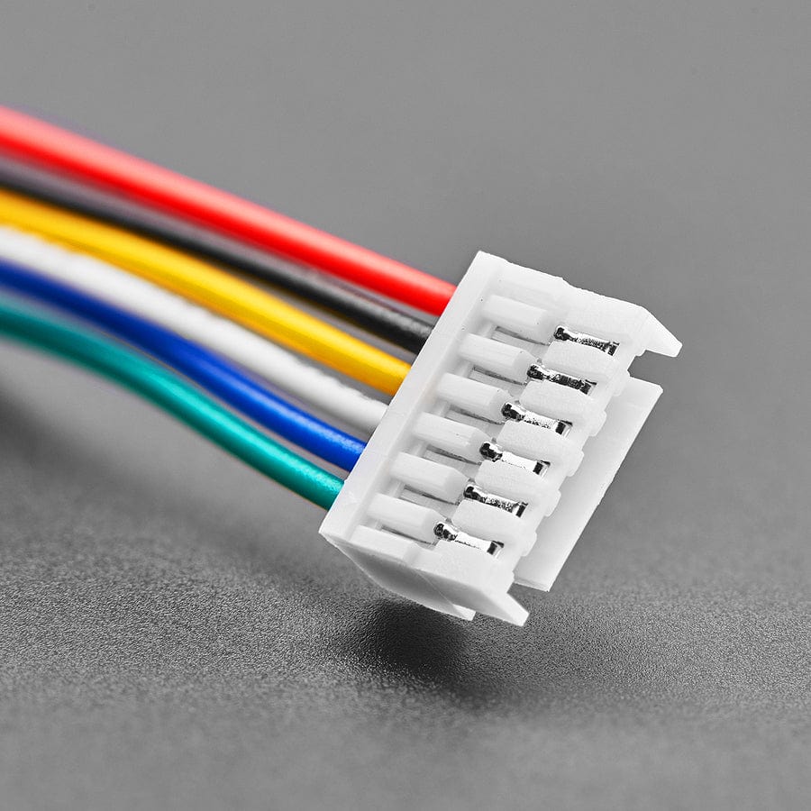 JST GH 1.25mm Pitch 6 Pin Cable - 100mm long - The Pi Hut