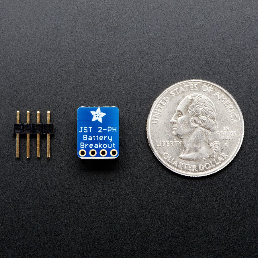 JST-PH 2-Pin SMT Right Angle Breakout Board