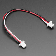 JST SH Compatible 1mm Pitch 3-pin Plug-Plug Cable - 100mm long by Adafruit - The Pi Hut