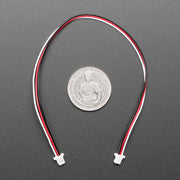 JST SH Compatible 1mm Pitch 3-pin - Plug-Plug Cable - 200mm long by Adafruit - The Pi Hut