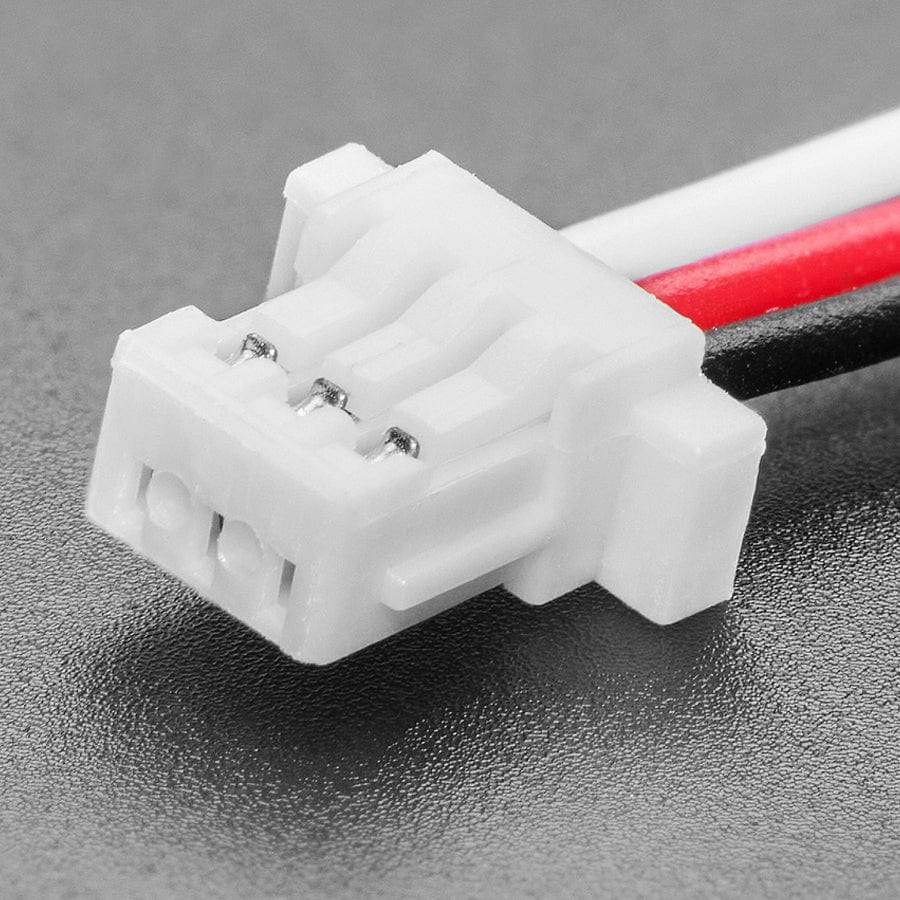 JST SH Compatible - 1mm Pitch - 3 Pin to Premium Socket Cable - 200mm long by Adafruit - The Pi Hut