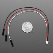 JST SH Compatible - 1mm Pitch - 3 Pin to Premium Socket Cable - 200mm long by Adafruit - The Pi Hut