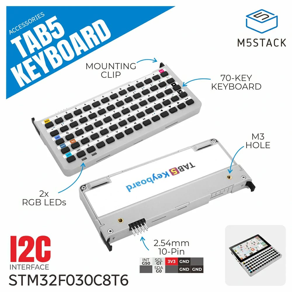 Keyboard for Tab5 by The Pi Hut - The Pi Hut
