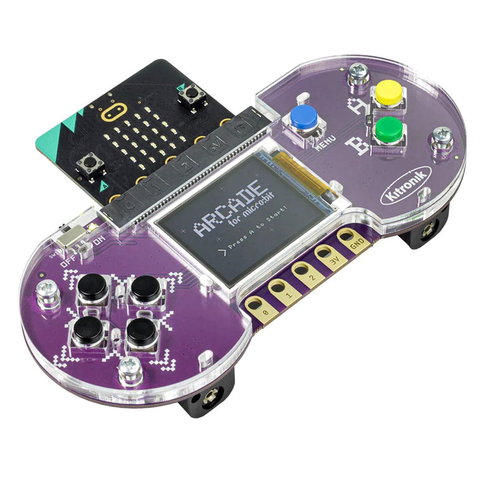 Kitronik ARCADE for micro:bit and MakeCode Arcade - The Pi Hut