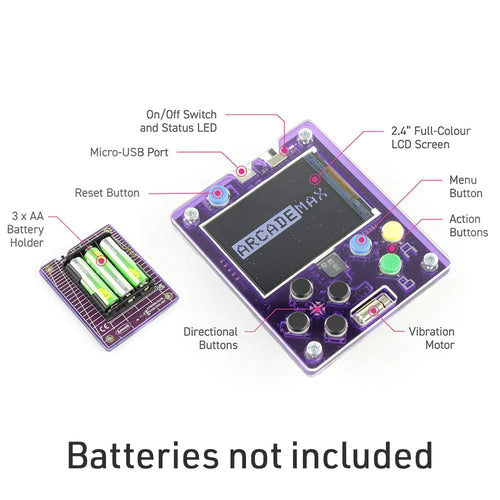 Kitronik ARCADE Max for Makecode Arcade - The Pi Hut