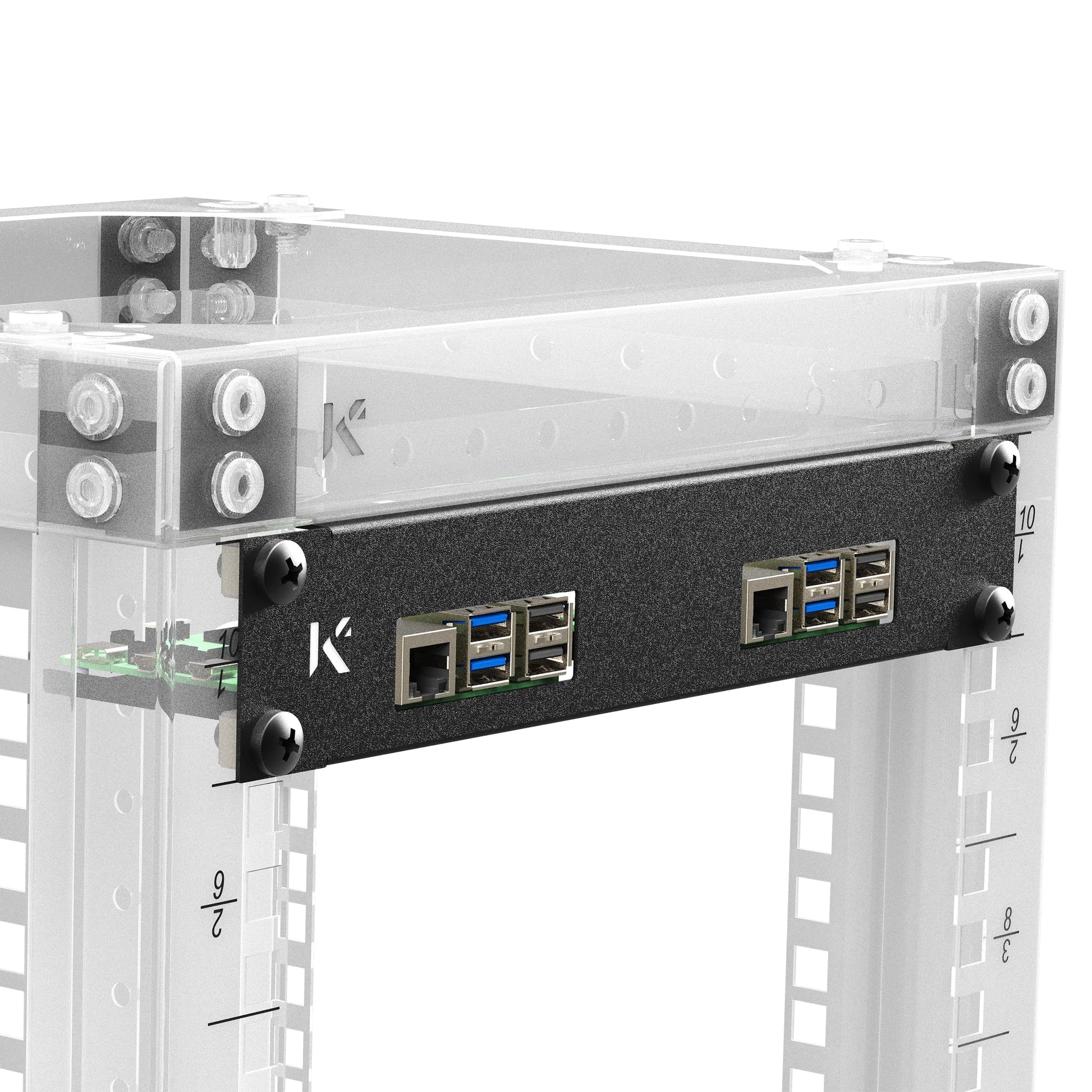 KKSB 10" 1U Rack Panel for Raspberry Pi by KKSB - The Pi Hut