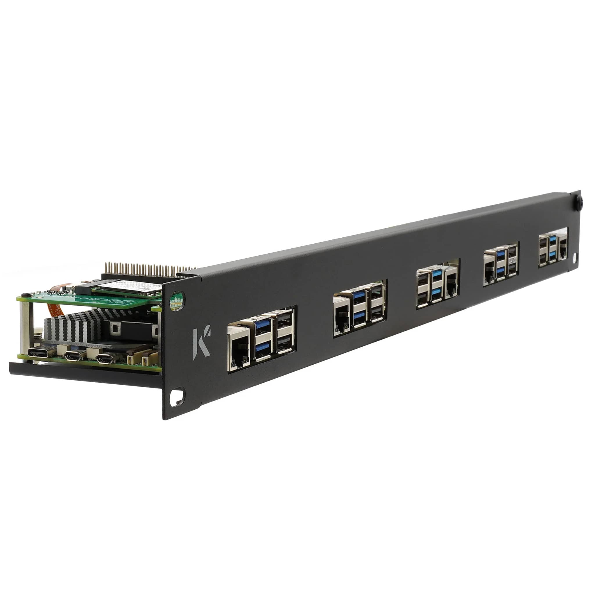KKSB 19" 1U Rack Panel for Raspberry Pi by KKSB - The Pi Hut