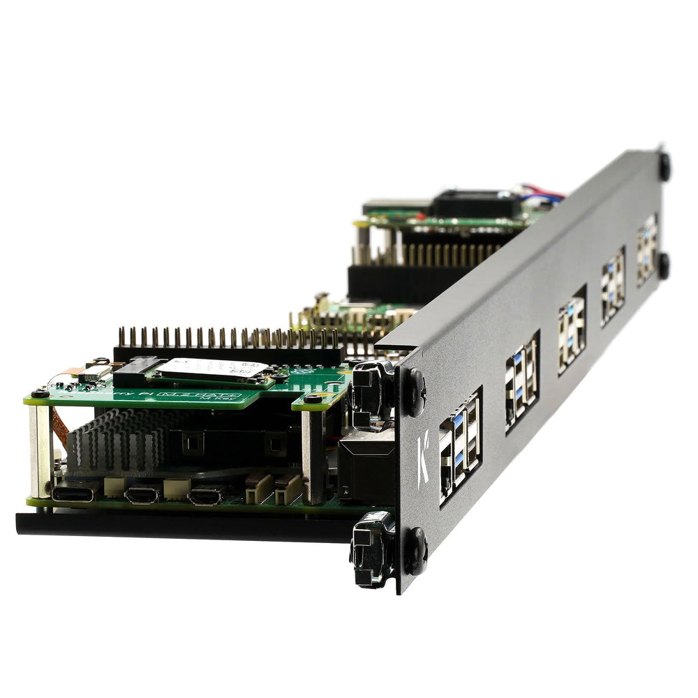 KKSB 19" 1U Rack Panel for Raspberry Pi by KKSB - The Pi Hut