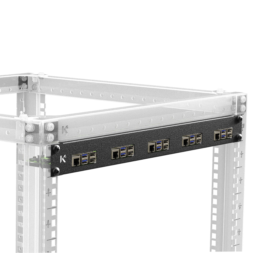 KKSB 19" 1U Rack Panel for Raspberry Pi by KKSB - The Pi Hut