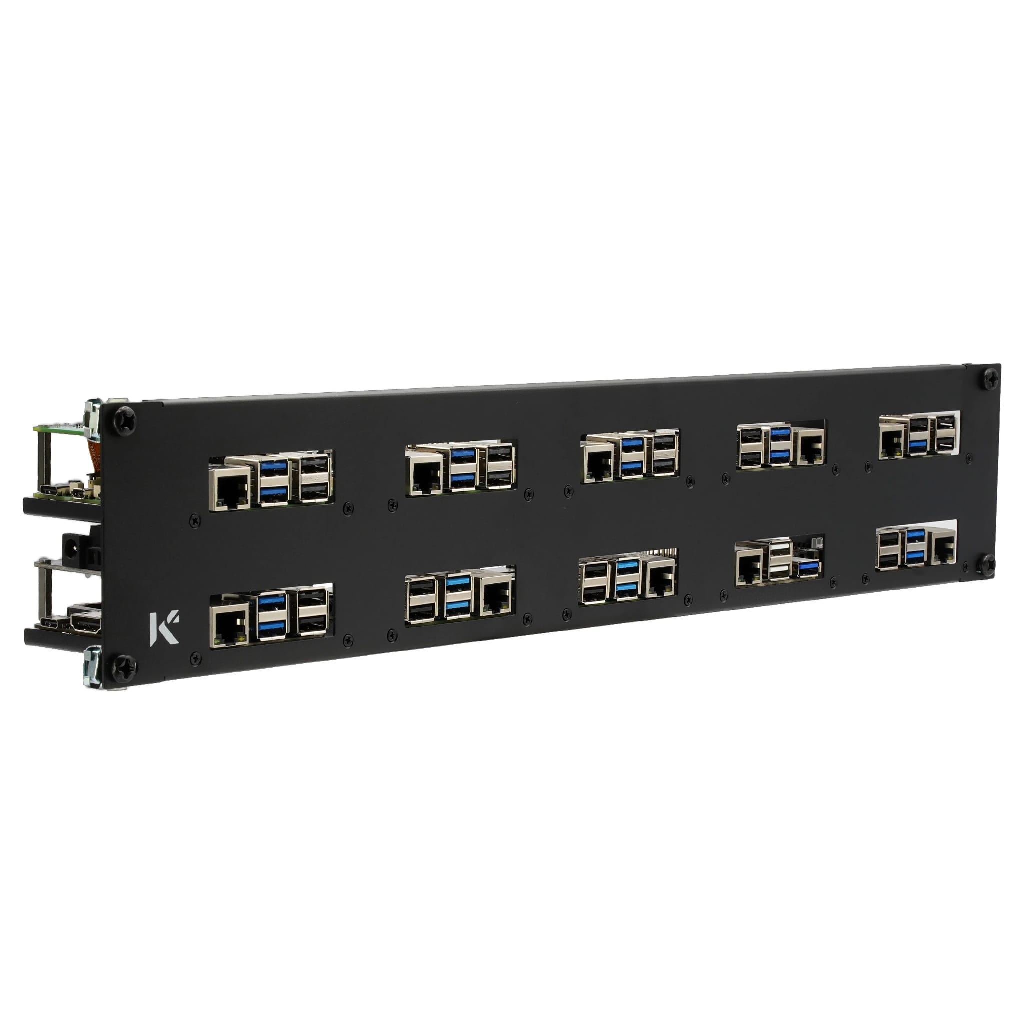 KKSB 19" 2U Rack Panel for Raspberry Pi by KKSB - The Pi Hut