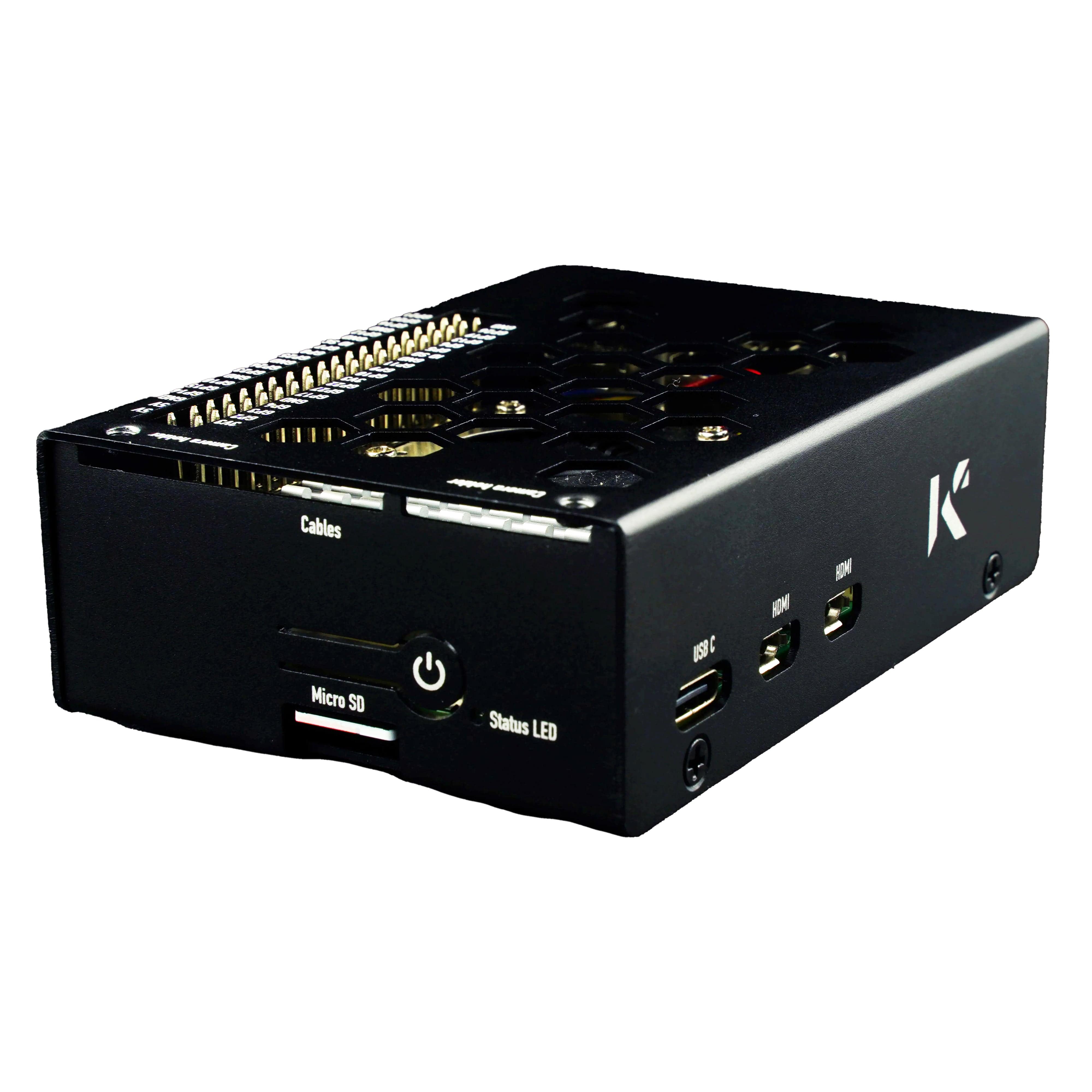 KKSB Black Aluminium Case for Rasperry Pi 5 - The Pi Hut