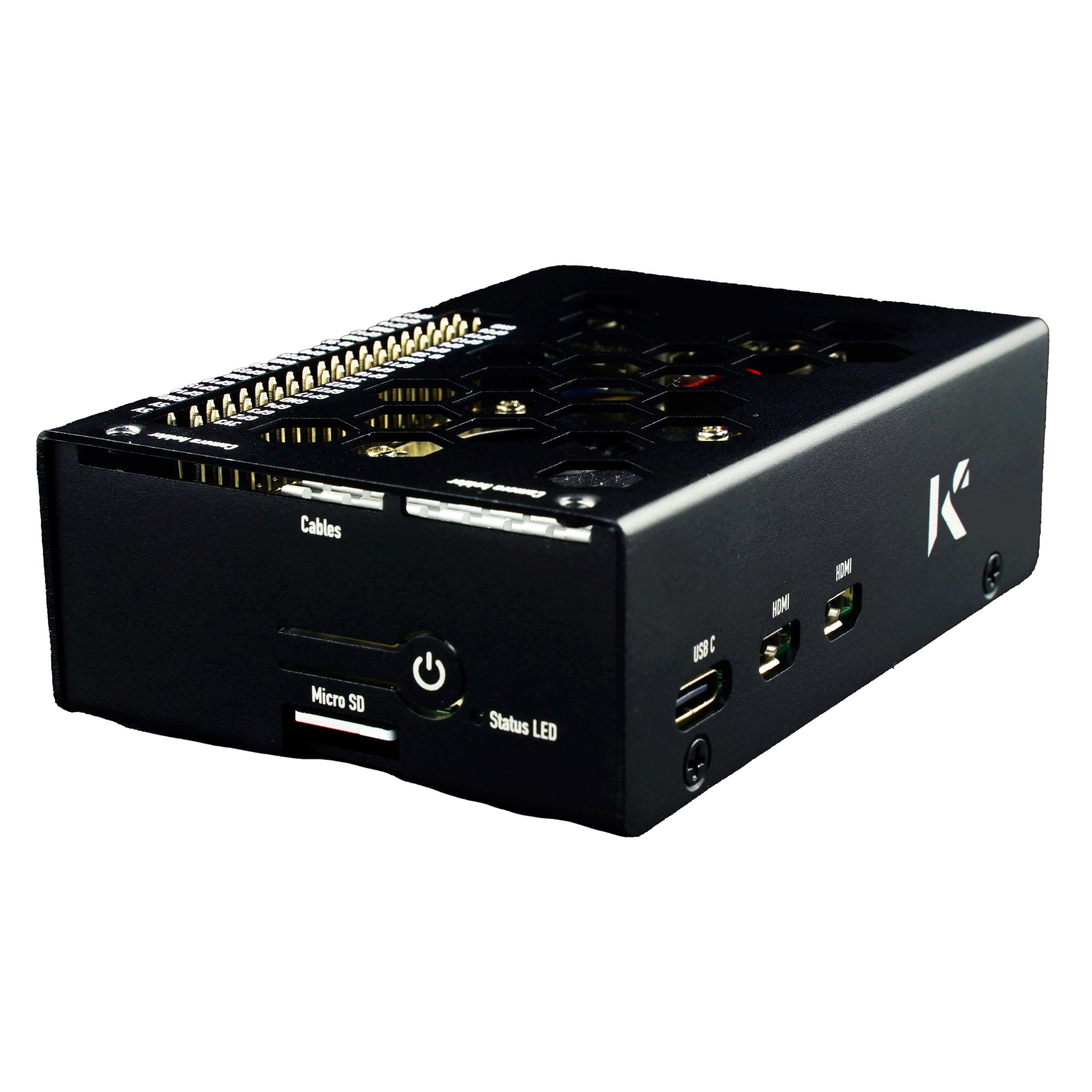 KKSB Raspberry Pi 5 Case Aluminium Black — KKSB Cases
