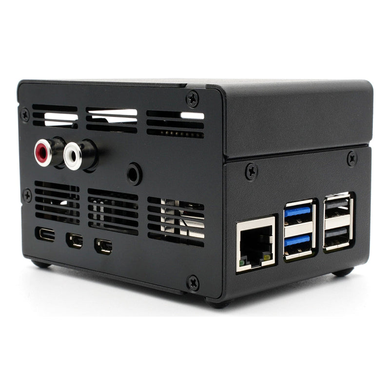 KKSB Case for Raspberry Pi 5 and Raspberry Pi DAC+ and DAC Pro Sound Cards - The Pi Hut