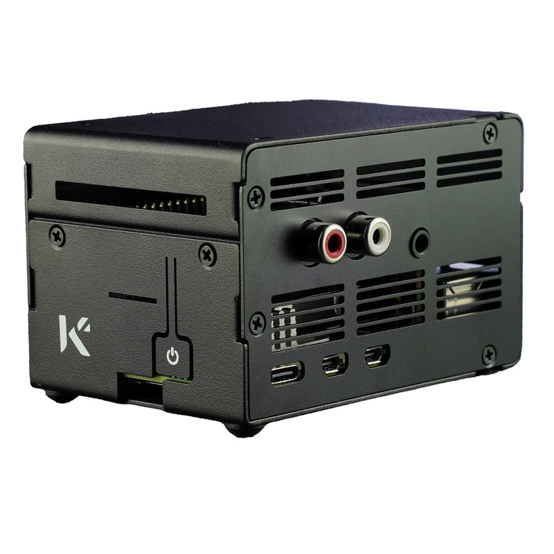 KKSB Case for Raspberry Pi 5 and Raspberry Pi DAC+ and DAC Pro Sound Cards - The Pi Hut
