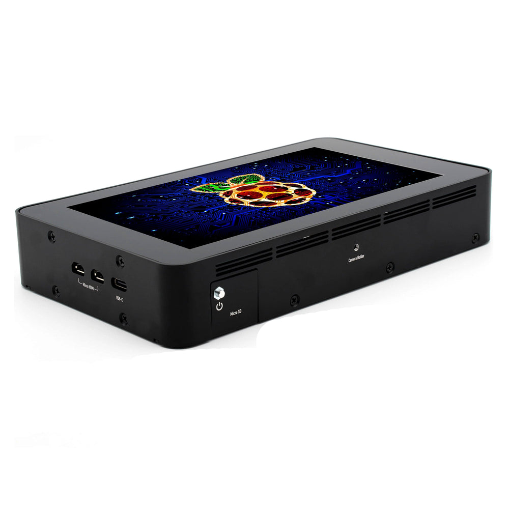 KKSB Case for Raspberry Pi 5 and the Official Raspberry Pi 7" Touchscreen - The Pi Hut