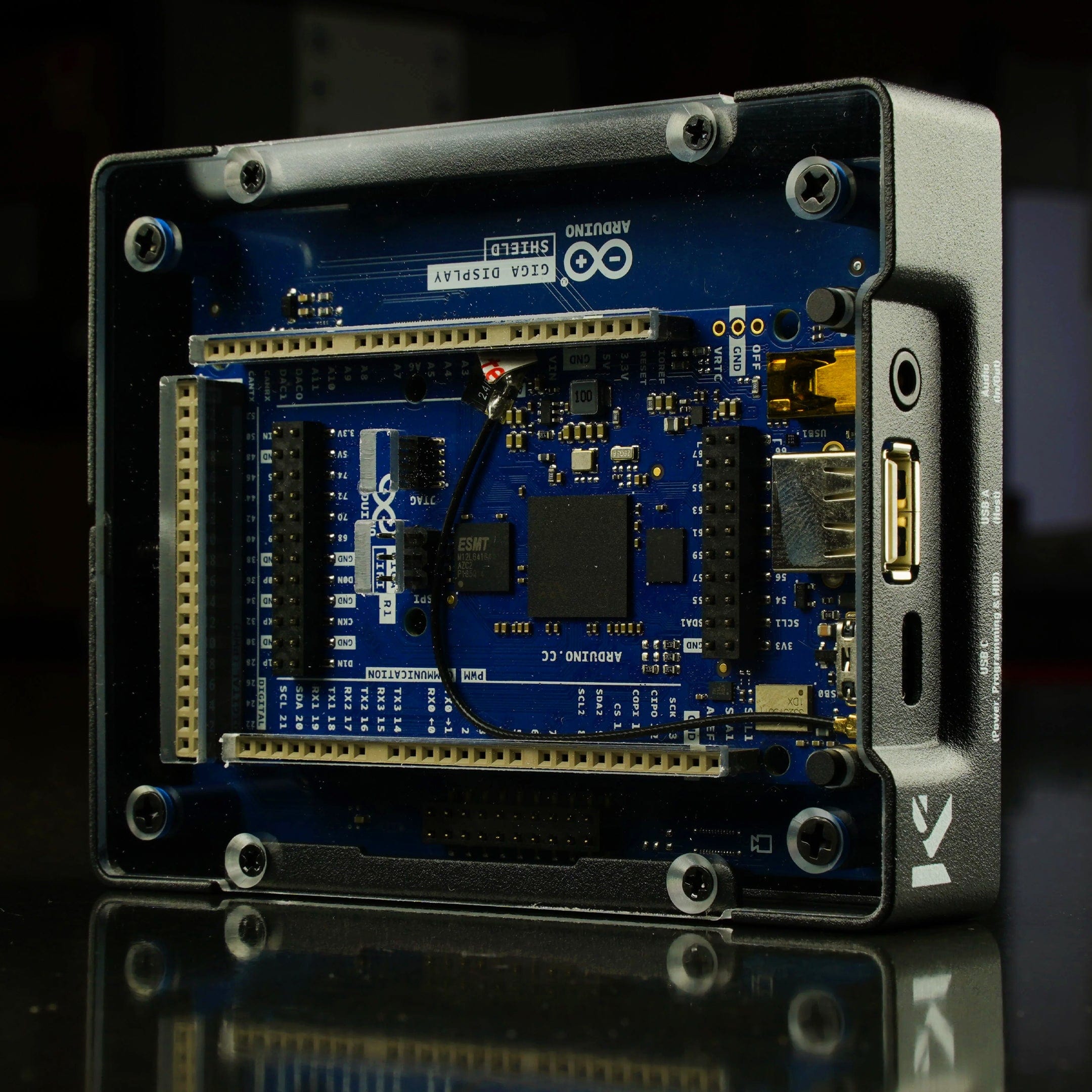 KKSB Case with Adjustable Stand for Arduino GIGA R1 WiFi and GIGA Display Shield - The Pi Hut