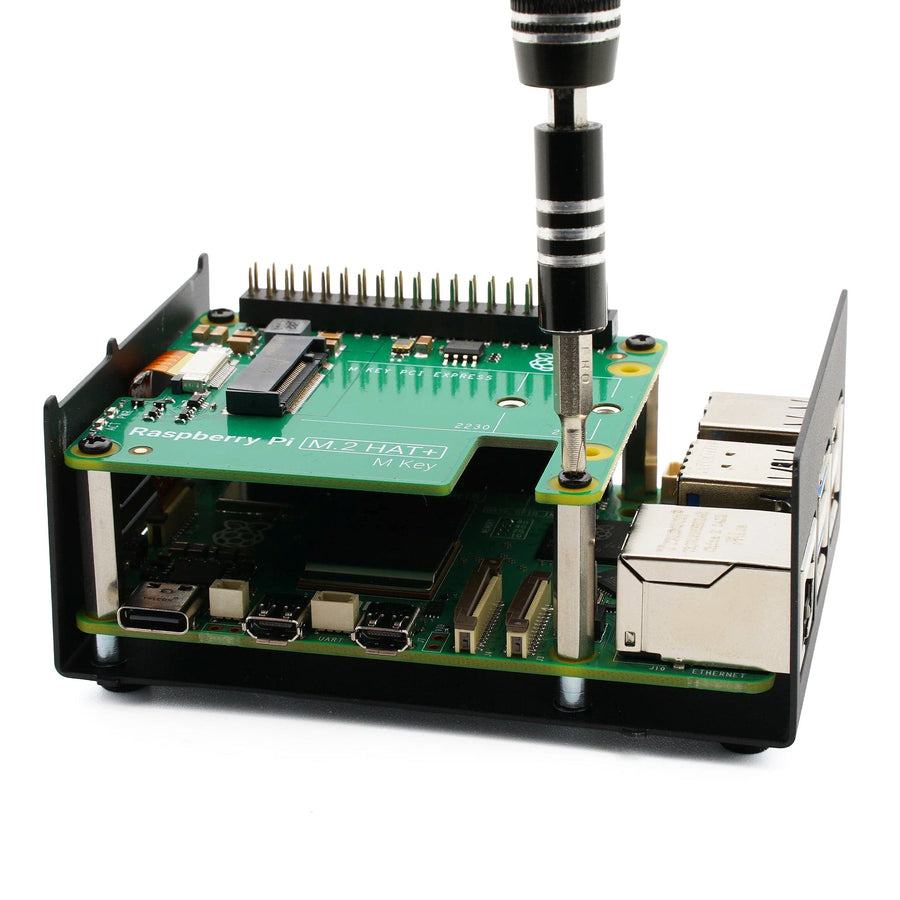 KKSB M.2 HAT+ Case for Raspberry Pi 5 - The Pi Hut