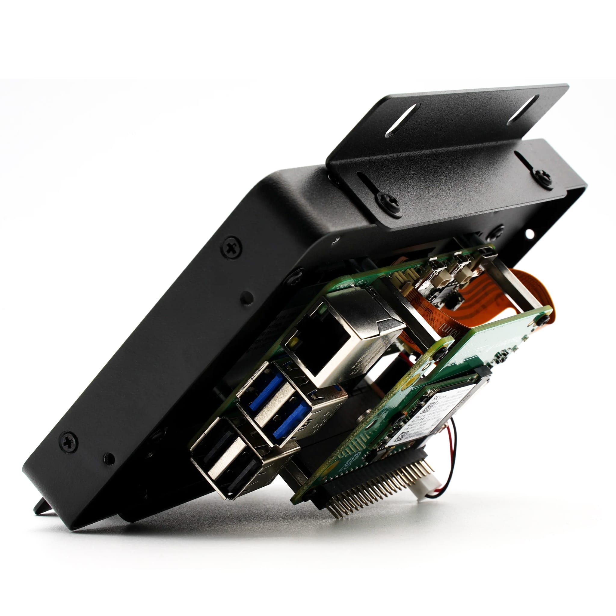 KKSB Panel Mount Case for Raspberry Pi 5 and 5" Touch Display 2 by KKSB - The Pi Hut