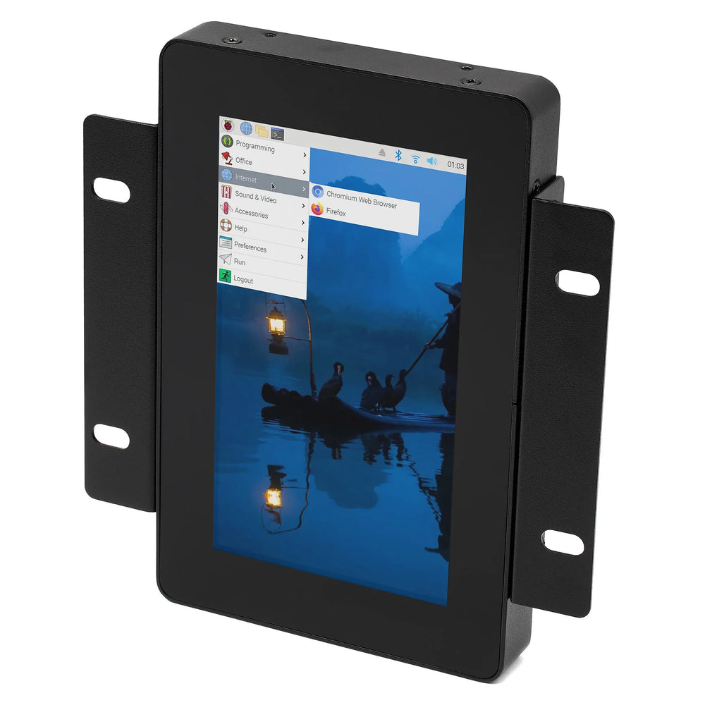 KKSB Panel Mount Case for Raspberry Pi 5 and 5" Touch Display 2 by KKSB - The Pi Hut