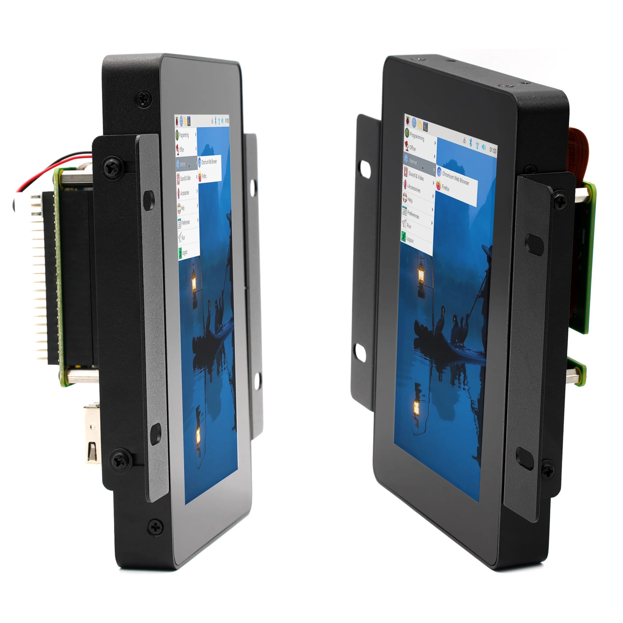 KKSB Panel Mount Case for Raspberry Pi 5 and 5" Touch Display 2 by KKSB - The Pi Hut
