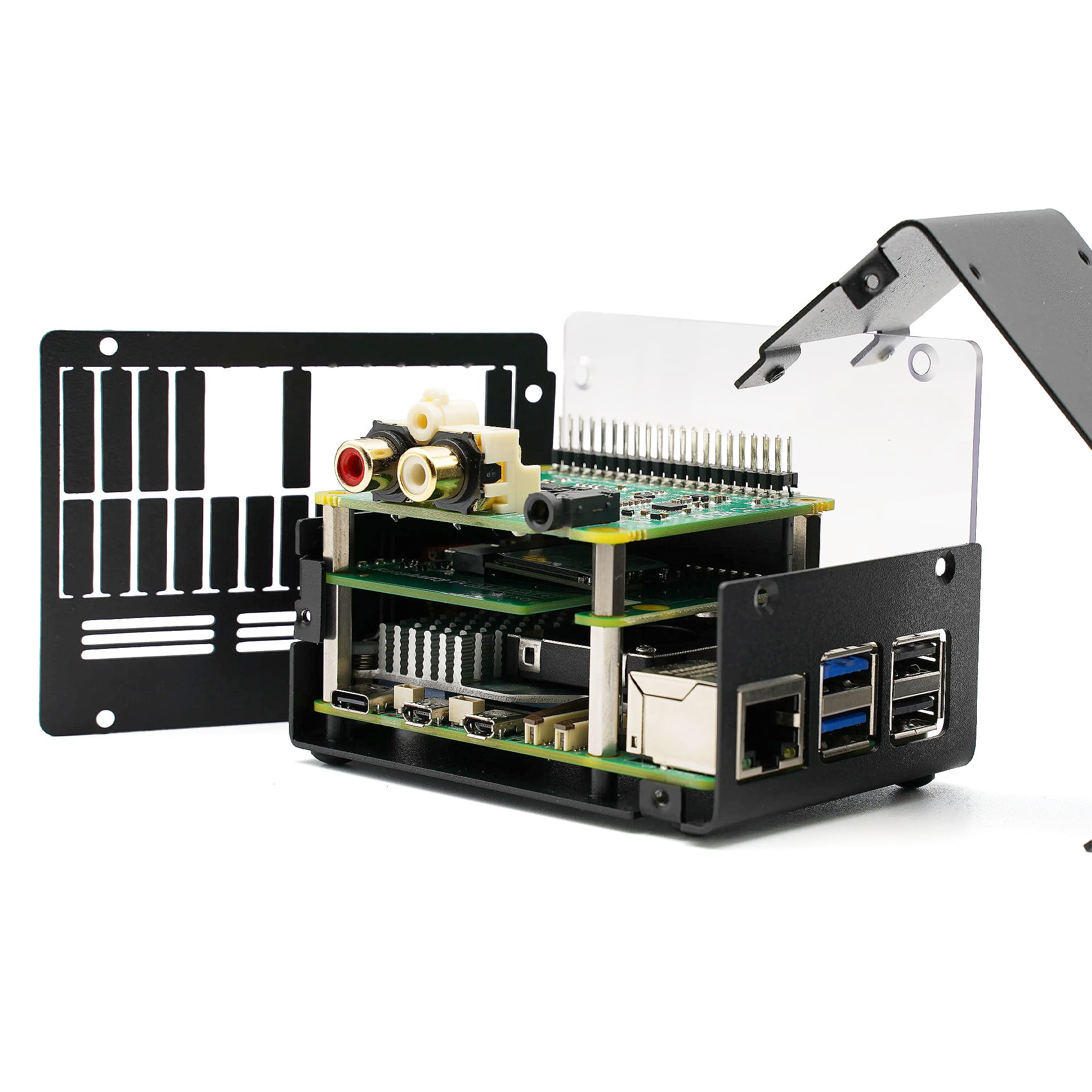 KKSB Tall Dual HAT Case for Raspberry Pi 5 by KKSB - The Pi Hut