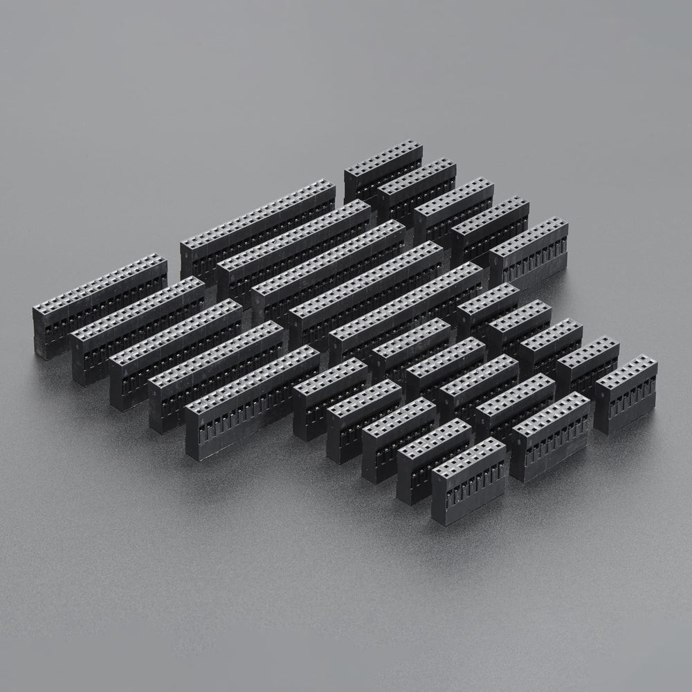Large Dual Row Wire Housing Pack for DIY Jumper Cables by Adafruit - The Pi Hut