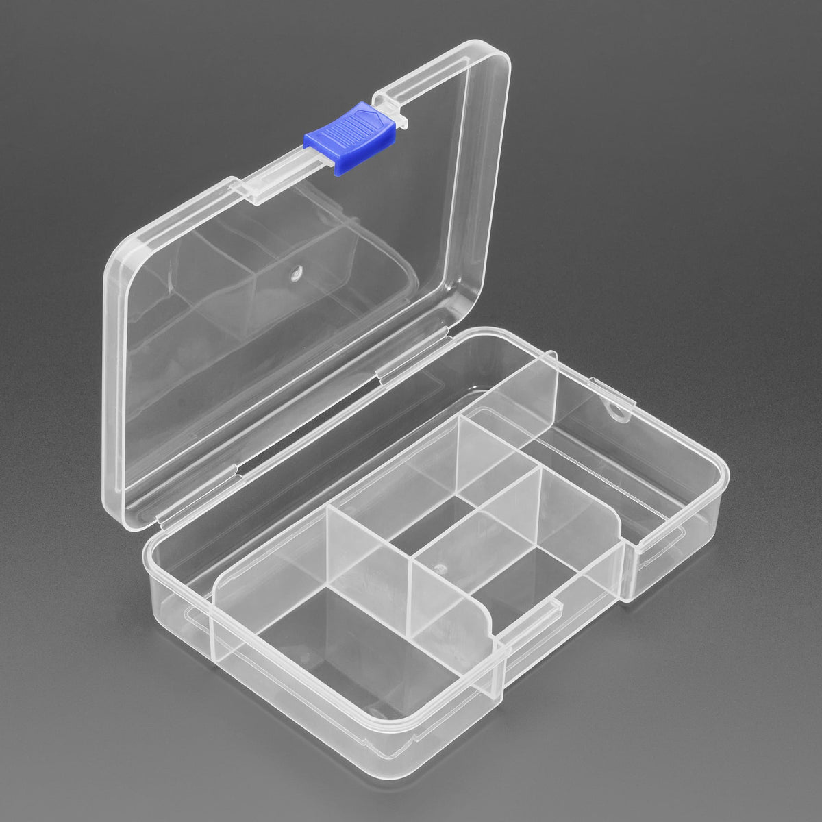 Latching 5-Compartment Storage Box by Adafruit - The Pi Hut