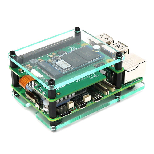 Layer Case for Raspberry Pi M.2 HAT+ & Active Cooler | The Pi Hut