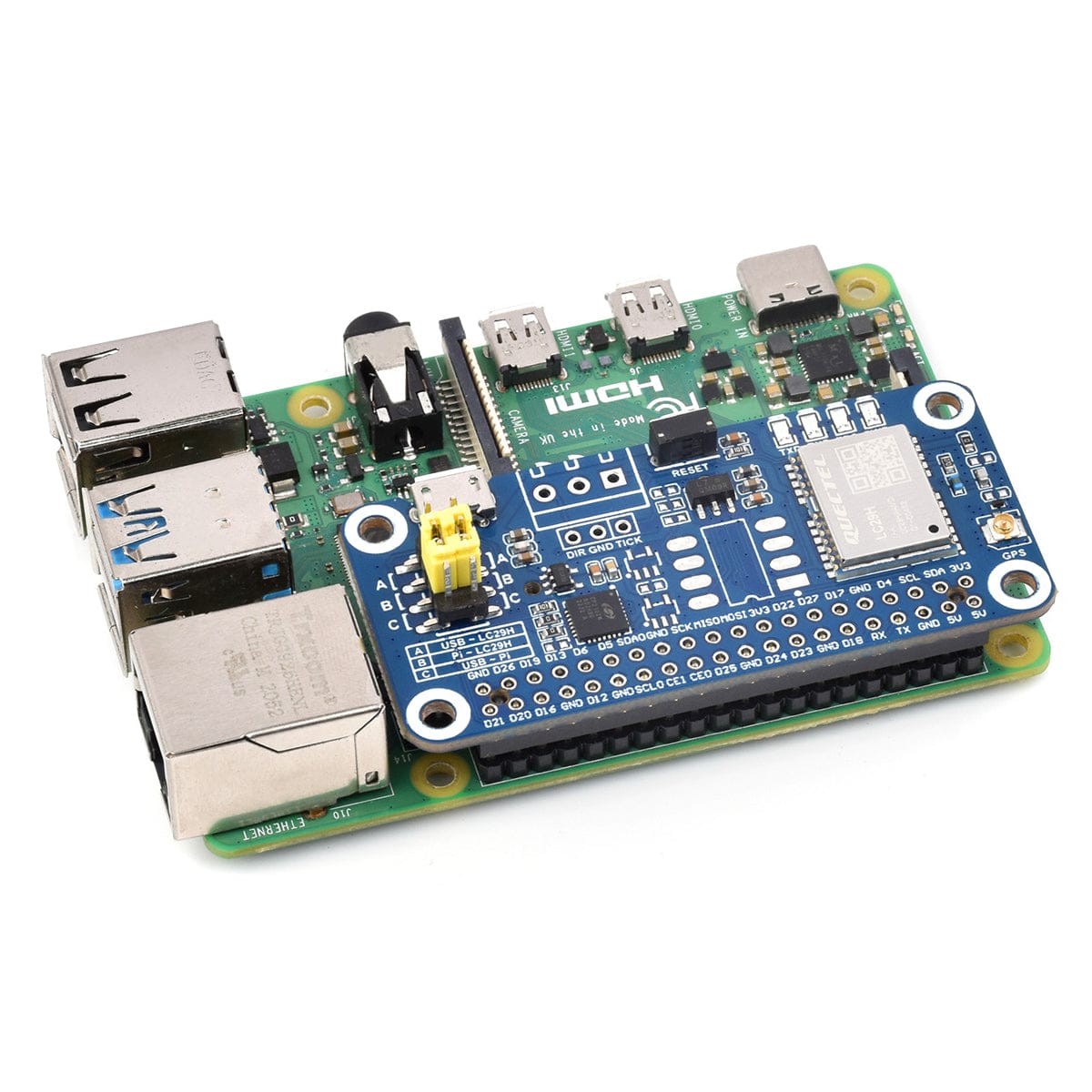 LC29H(AA) Dual-Band GPS HAT for Raspberry Pi - The Pi Hut