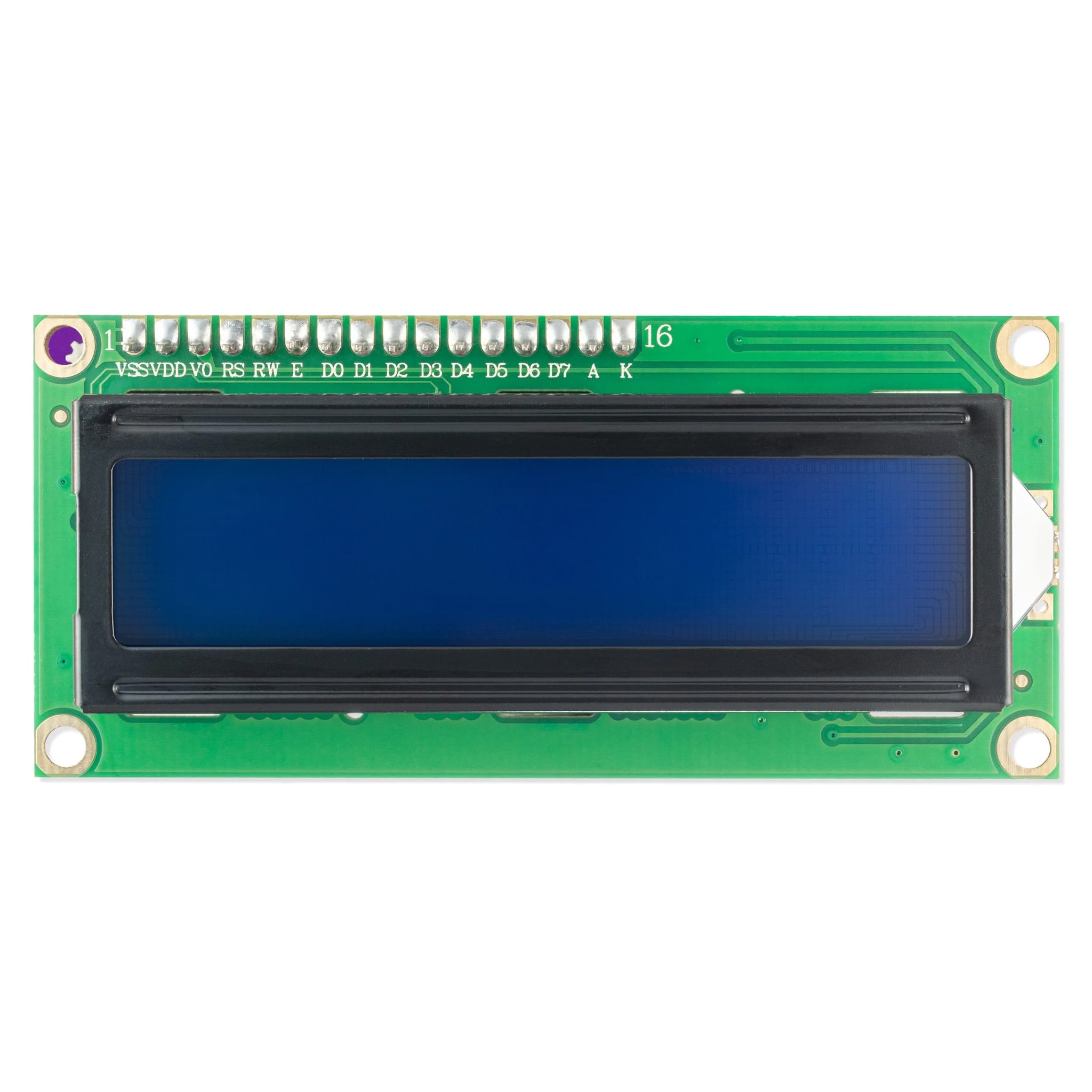 LCD Display 16x2 I2C White Characters on Blue Background by Soldered Electronics - The Pi Hut