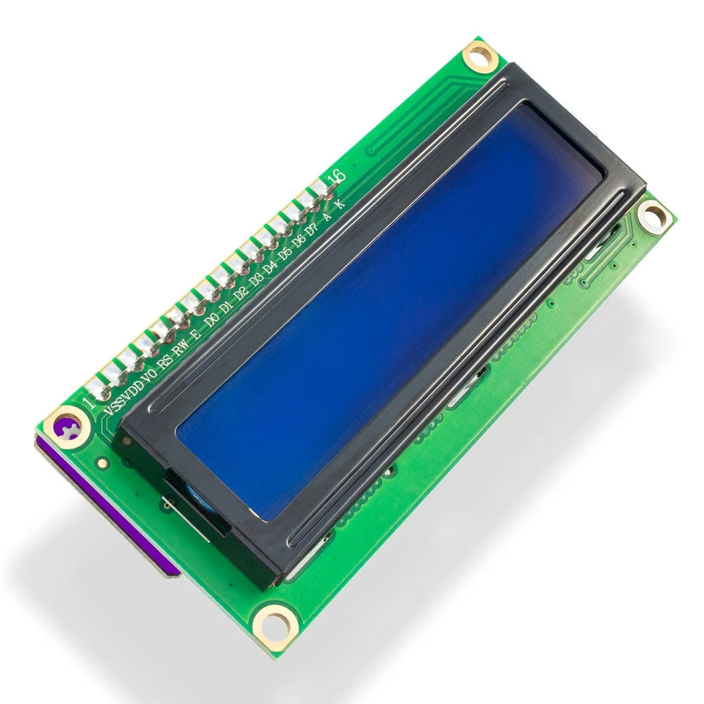 LCD Display 16x2 I2C White Characters on Blue Background by Soldered Electronics - The Pi Hut
