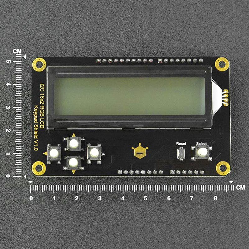 LCD Keypad Shield V2.0 for Arduino - The Pi Hut