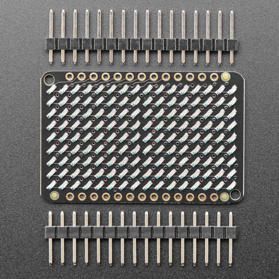 LED Charlieplexed Matrix - 9x16 LEDs - Red by Adafruit - The Pi Hut