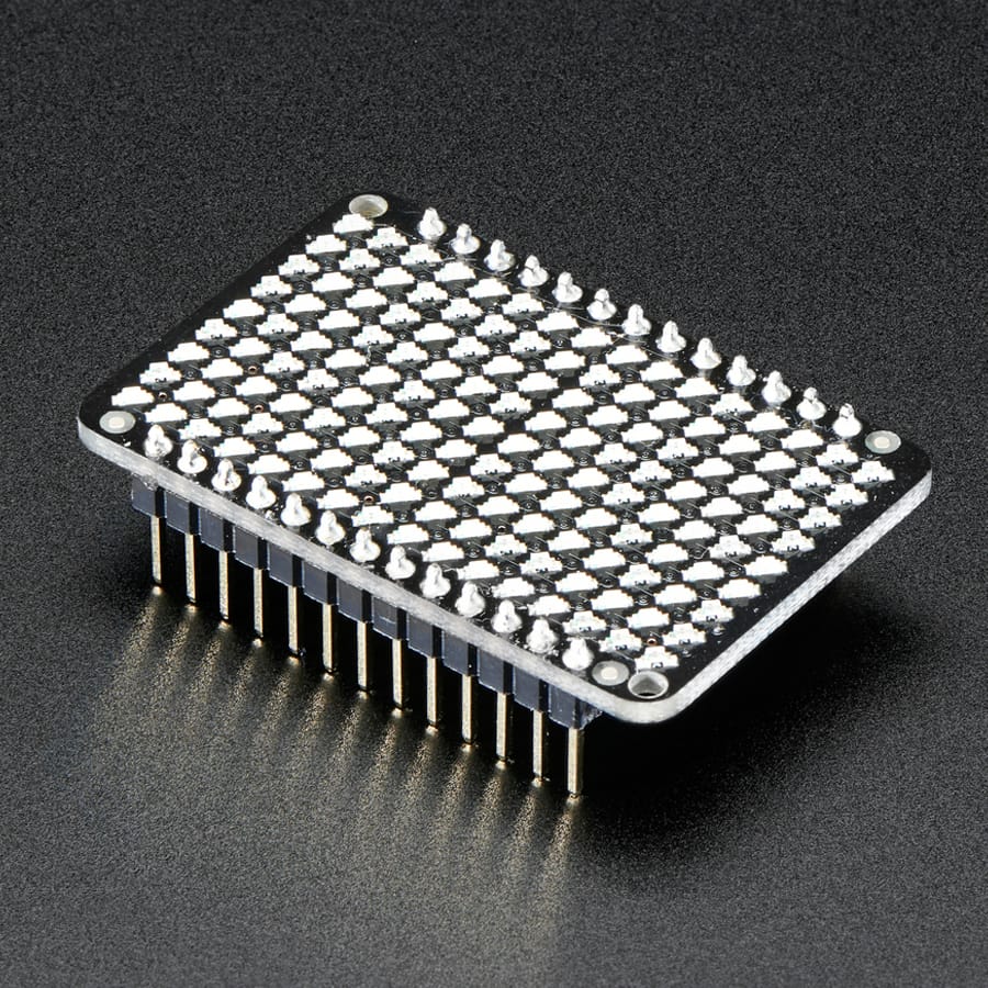 LED Charlieplexed Matrix - 9x16 LEDs - Yellow by Adafruit - The Pi Hut